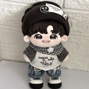 wakuku 无属性w 20cm娃衣棉花娃娃炸炸可爱毛绒套装 公仔换装