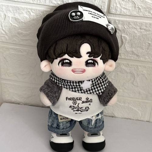 20cm娃衣棉花娃娃炸炸可爱毛绒套装公仔换装无属性w wakuku