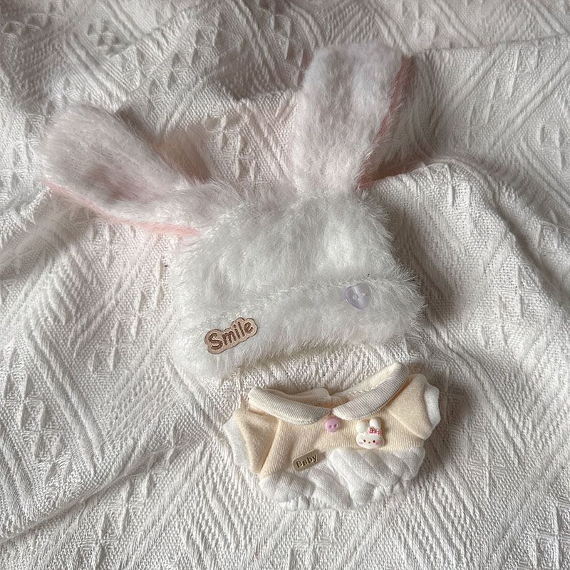 10cm娃衣配饰10CM20厘米棉花娃娃海星体衣服玩偶自嘲熊精致帽子爬