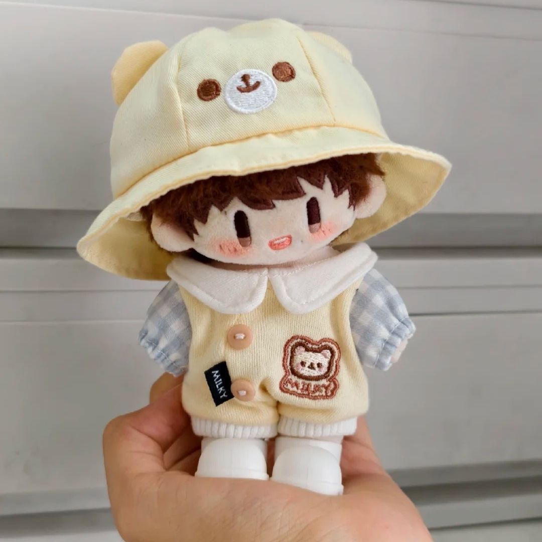 娃衣10cm棉花娃服可爱毛绒公仔玩偶幼稚园替换套装连体衣秋冬