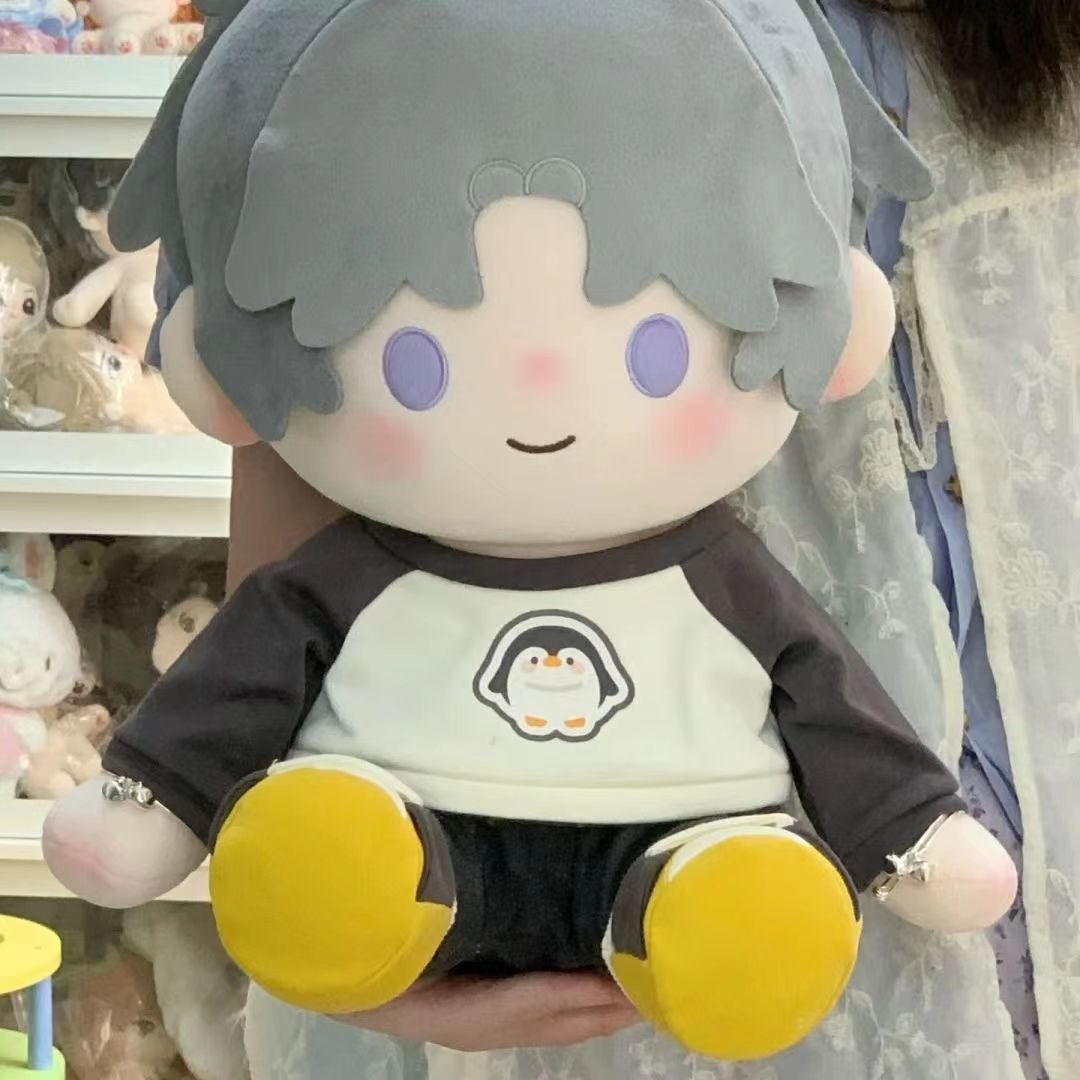 40cm娃衣娃娃一番战术棉花公仔衣服换装套装小企鹅娃鞋帽子