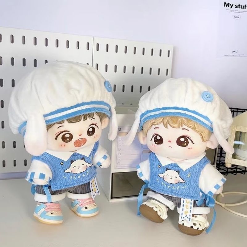 10cm娃衣棉花衣服娃娃正常星体换装套装无属性自嘲熊可穿小羊学士