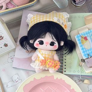 着替 正常体换装 10cm娃衣夏日出游棉花娃服20cm套装 新品