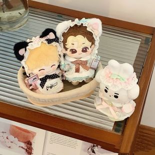 棉花娃娃可爱超萌换装 娃衣10cm新品 午后茶话会系列薄巧女仆套装