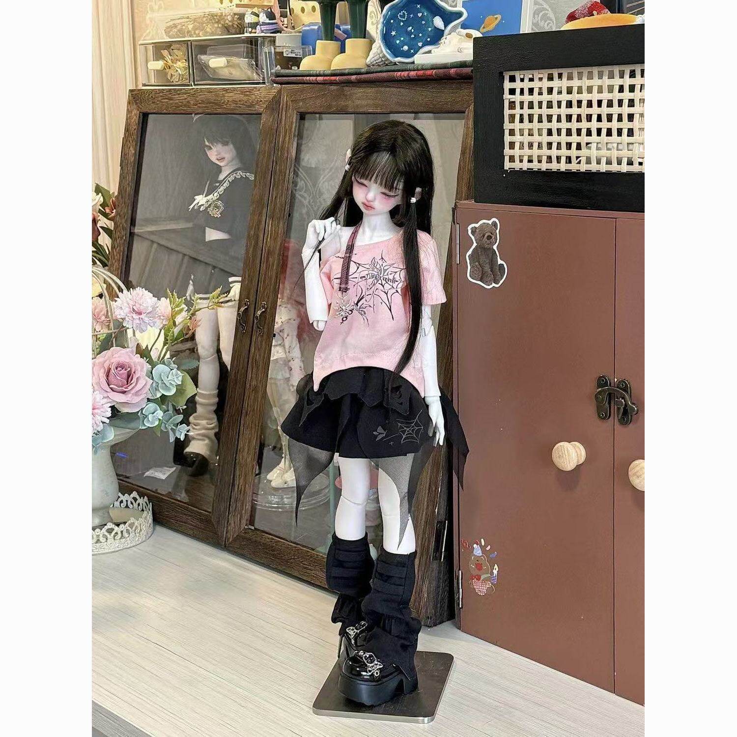 BJD4分体娃衣大四胖四普四可穿辣妹甜美风格少女清新套装bjd衣服