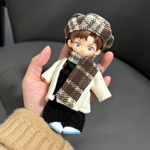 十二分娃衣现货秋冬毛呢套装ob11bjd12换装YMYgsc阿巳体洋娃娃公