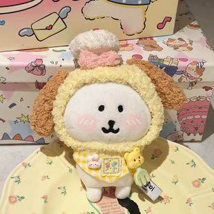 自嘲熊娃衣13cm手工钩针帽子套装 合集10cm棉花娃娃玩偶可爱配饰