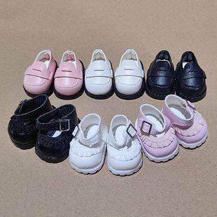 棉花娃娃皮鞋 3.8cm鞋 玩偶制服学生公仔娃 17cm拉布布鞋 10cm娃鞋