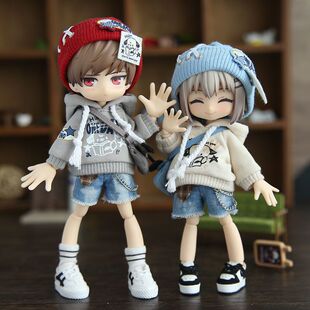 十二分娃衣送鞋ob11学霸狗狗套装GSC P9 Molly YMY妖精体D男12分B