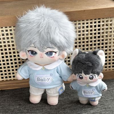 娃衣20cm棉花男娃娃娃女娃玩偶服装睡衣毛绒玩具衣服公仔卫衣