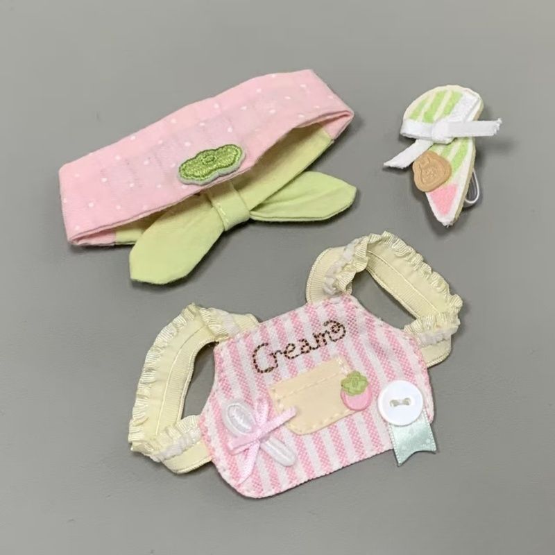 娃衣10cm草莓小兔烘焙师棉花娃娃可爱公仔替换装超萌平价