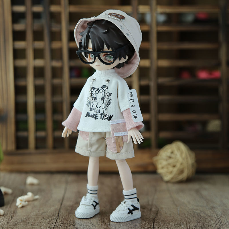 12分娃衣大BJD 阿巳3.0 2.0 北冥 修罗丸万次出逃 酷酷渔夫帽套装