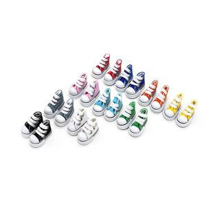 3.5CM帆布鞋 手指舞玩具鞋 10cm棉花娃娃 bjd OB24 8分娃鞋