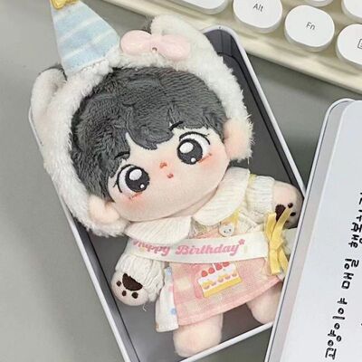 10cm娃衣10cm棉花娃娃衣服生日服可穿海星体动物体正常体特殊体