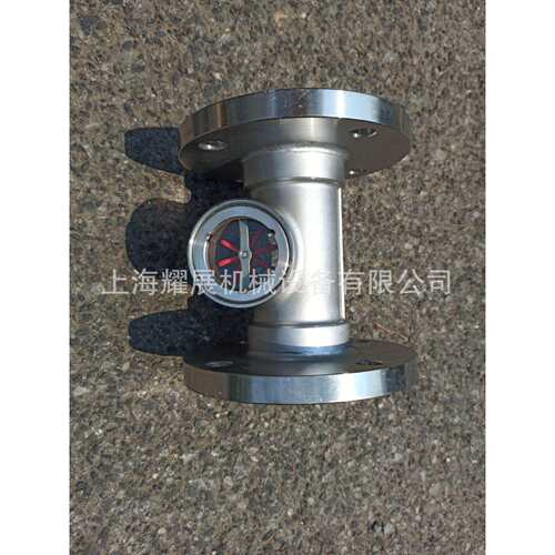 叶轮法兰304视镜 不锈钢水流指示器SG-YL 叶轮直通视镜 视盅DN65