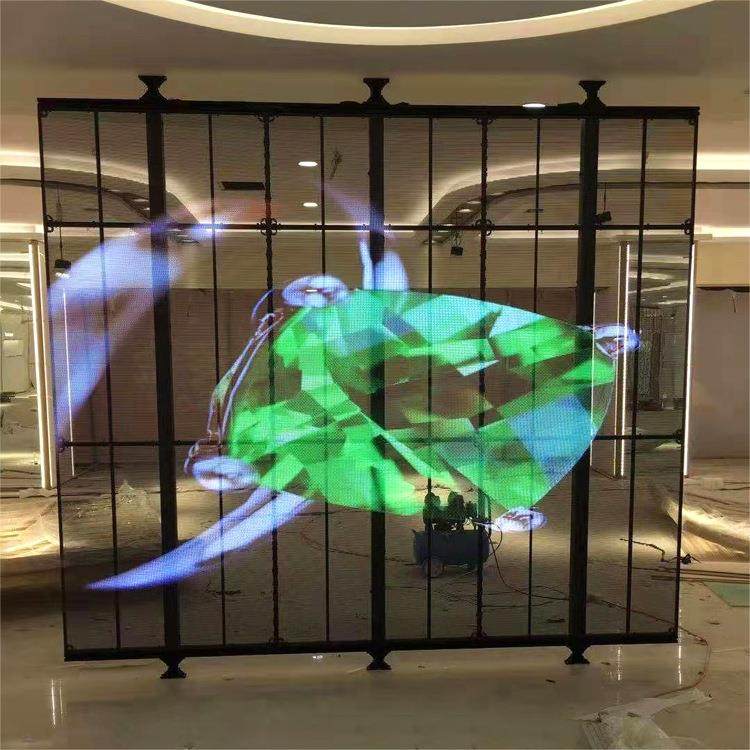 LED格栅屏 玻璃屏 弧形透明屏 幕墙透明屏 圆面 圆柱透明屏 异型