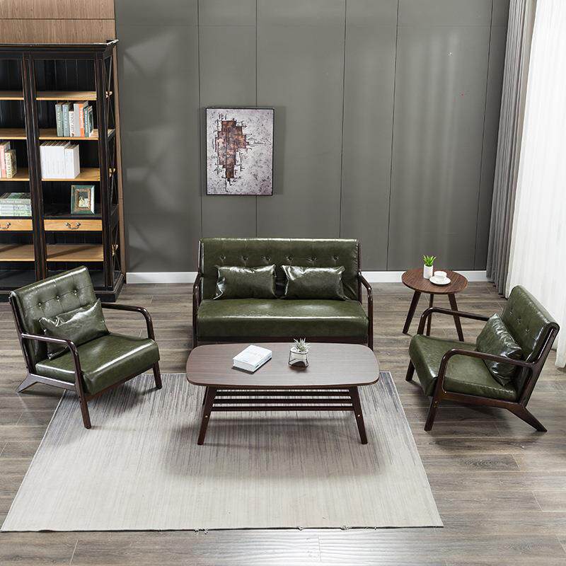 北欧实木懒人小沙发卧室沙发椅子简约阳台休闲小户型现代沙发桌椅