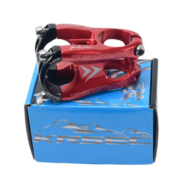 跨境KRSEC 超轻CNC 山地车短把立 镂空立管31.8*50MM立管骑行装备