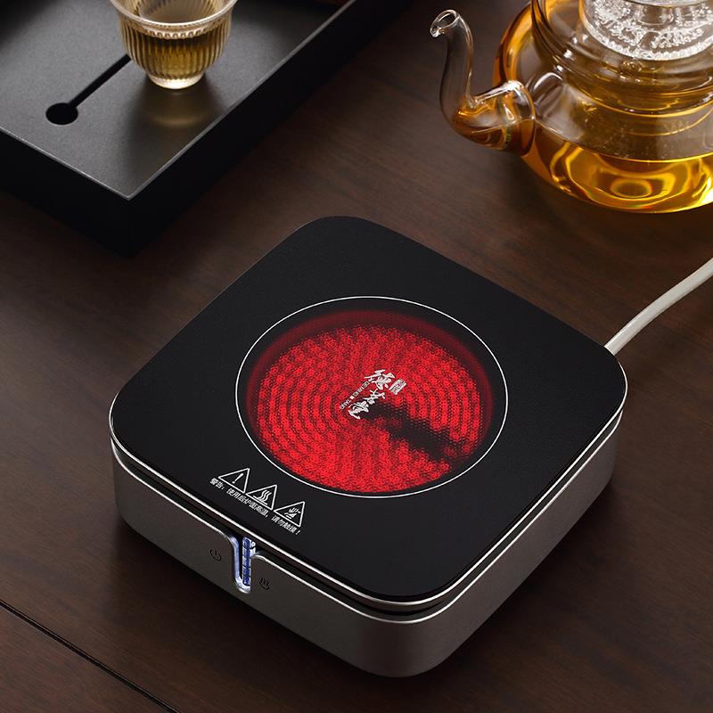 德茗堂猫二代迷你电陶炉茶炉铁壶烧水煮茶电磁炉茶炉电热炉光波炉