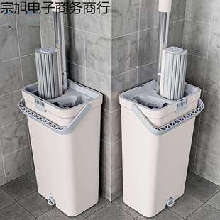 xNE2024新款 海绵拖把大号免手洗挤水胶棉拖把吸水家用卫生间一拖
