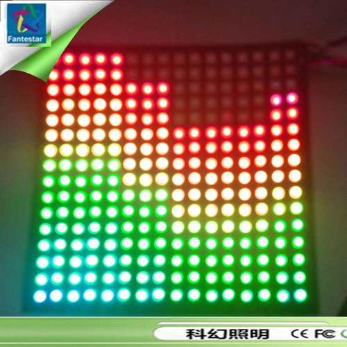 WS2812B16*16像素屏 高清逼真LED动画显示屏灯条屏 文字屏效果屏