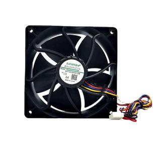 调速PWM风机 12CM 12V 12038 工控机电源风扇 4线暴力风扇