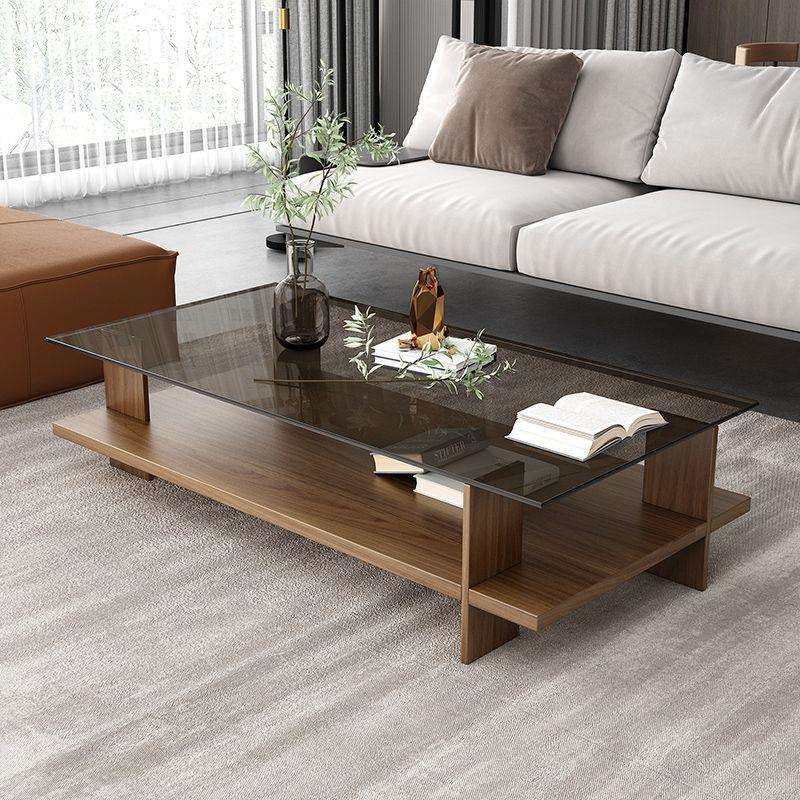 钢化玻璃茶几小户型客厅客厅家用现代简约实木透明轻奢创意茶桌,电子元器件市场,其它元器件,淘宝优惠券,粉丝福利购,淘宝优惠卷