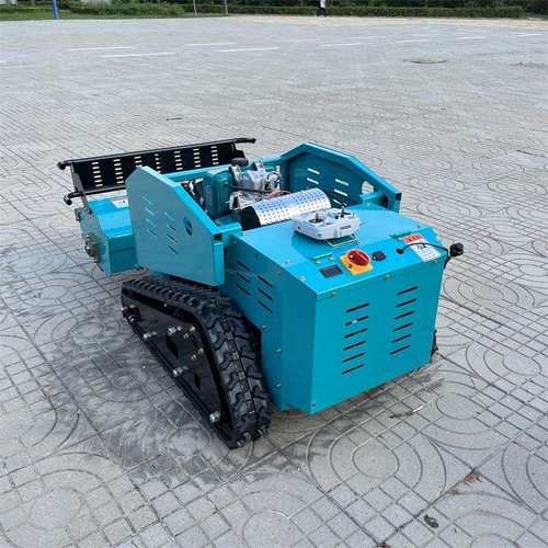 遥控割草机 履带式开荒园林果园除草打草机 柴油碎草机