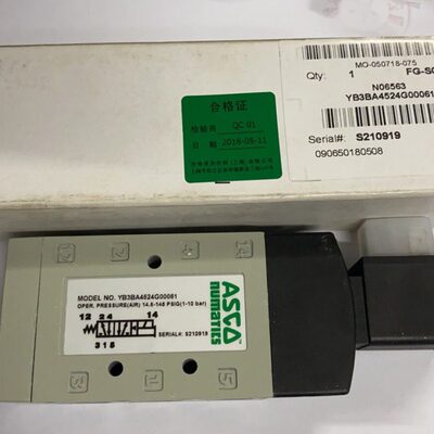 美国ASCO电磁阀YA3BA4524G00040/L23BA452BG00061原装当天发货
