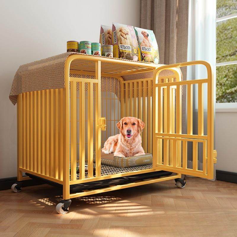 狗笼子中大型犬金毛拉布拉多边牧宠物狗笼子家用室内中小型犬狗窝