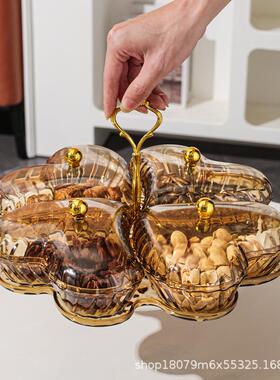 有趣可旋转盘跨境TEMU SHEM 速买通新品特色果盘摆设精致急采备货