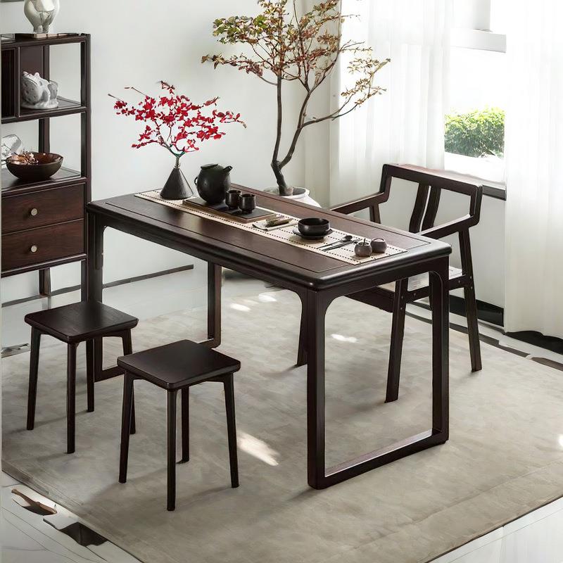 新中式书法桌实木书桌画案简约写字台办公桌写字桌家用书法画桌