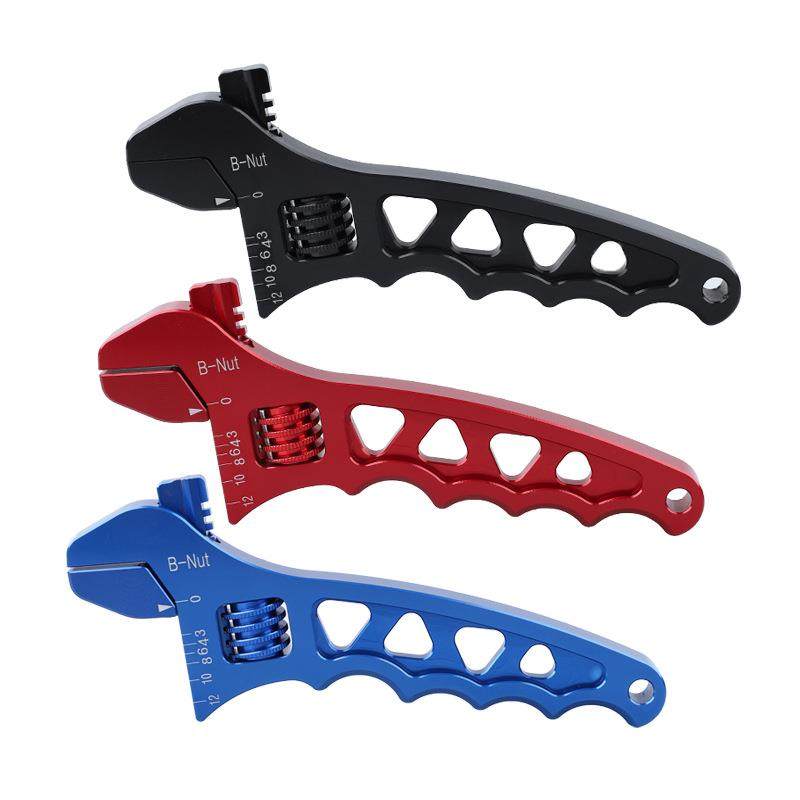 跨境汽车改装油冷软管接头扳手工具 可调节铝制活动扳手 AN3-AN12