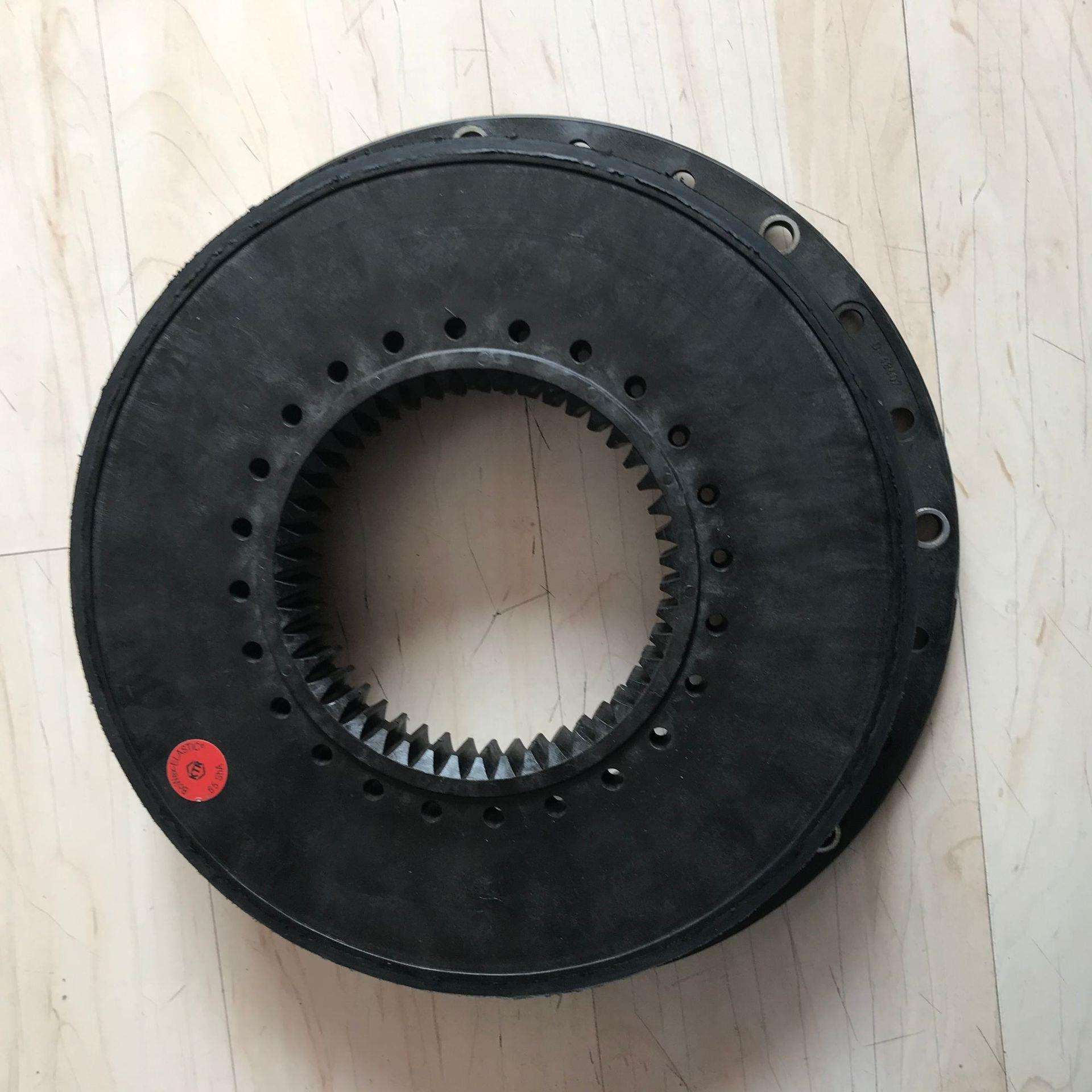 BoWexELASTICG80HE-352.4T50ShA橡胶盘黑色KTR德国法兰盘