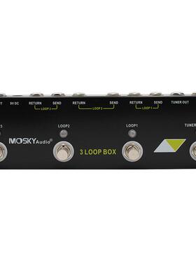 MOSKYaudio3LOOPBOX效果器通道选择