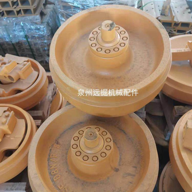D8N双护板前引导轮D8R双护板后引导轮卡特推土机四轮一带底盘配件