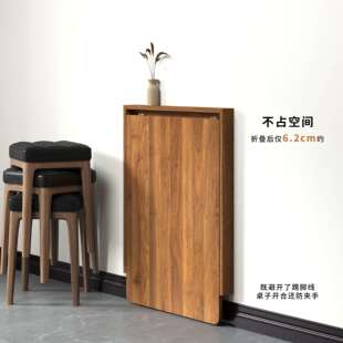 挂墙上壁挂式折叠餐桌家用隐藏式书桌板小户型多功能化妆桌子