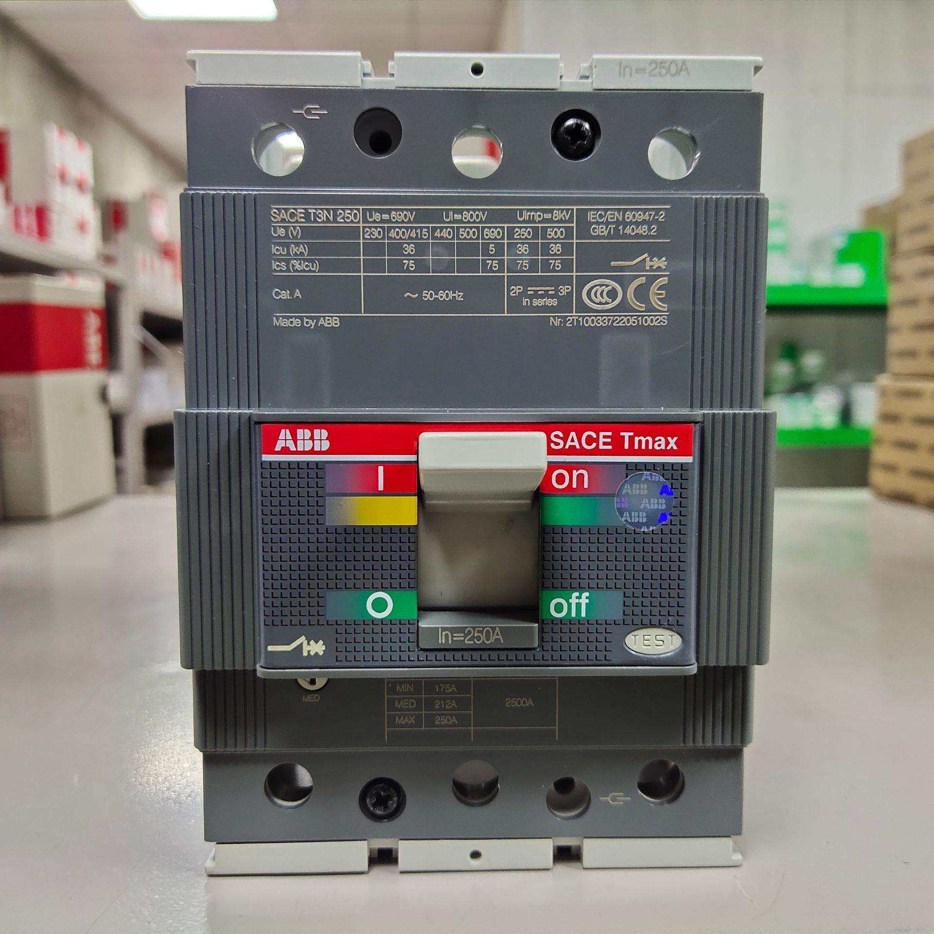 ABB开关XT2H160 LS/I R160 FFCL 3P现货