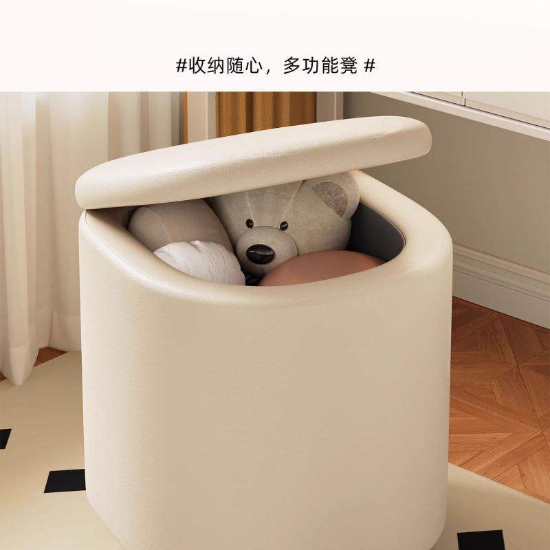 化妆凳可储物梳妆台凳子女生卧室奶油风旋转万向轮美甲椅方凳矮凳,电子元器件市场,其它元器件,淘宝优惠券,粉丝福利购,淘宝优惠卷