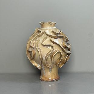 现代简约轻奢陶瓷创意摆件桌面软装客厅居家样板间玄关装饰售楼处