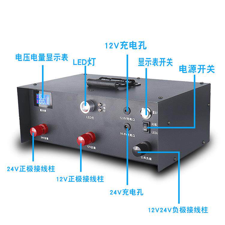 12v24v汽车应急启动电源电瓶搭电打火大货车大容量强启搭电神器