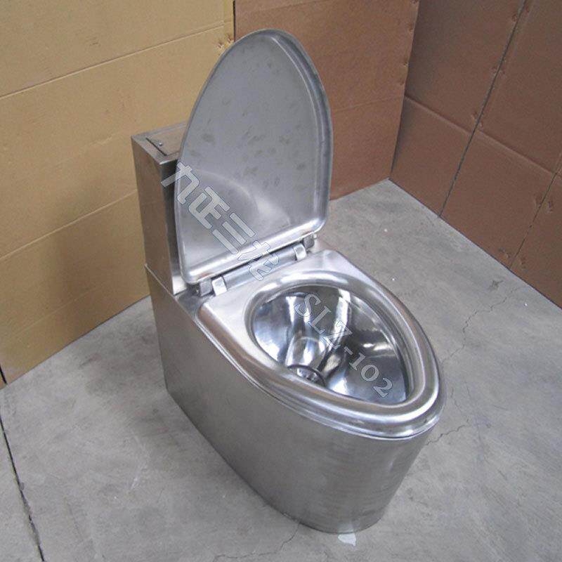 供应 不锈钢水冲坐便器 四周水冲坐便器 带水箱节水无臭 带存水弯