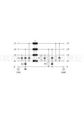 SCHAFFNER夏弗纳806124-SF三相带中性点滤波器FN3256H-120-35