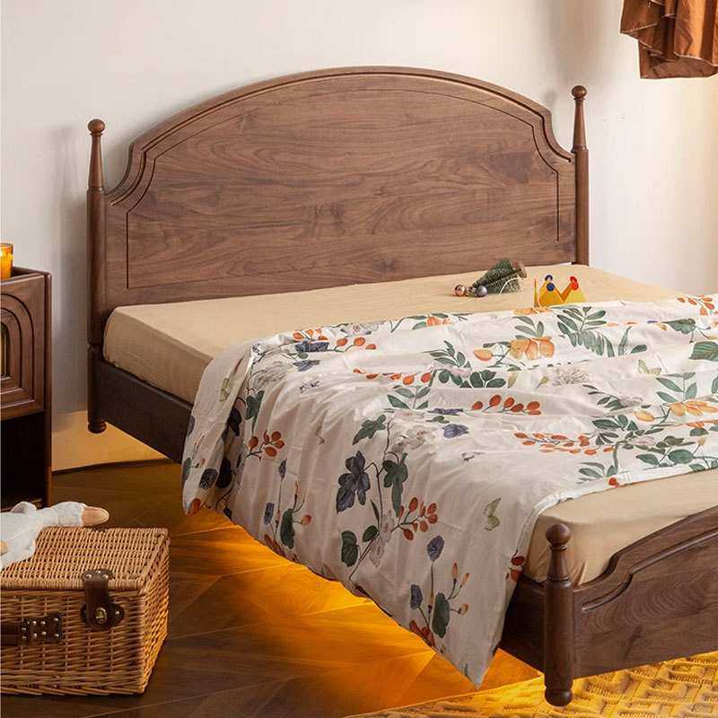 北欧黑胡桃实木儿童悬浮床复古简约日式住宅卧室家具樱桃木双人床,模玩/动漫/周边/娃圈三坑/桌游,模型制作工具/辅料耗材,淘宝优惠券,粉丝福利购,淘宝优惠卷