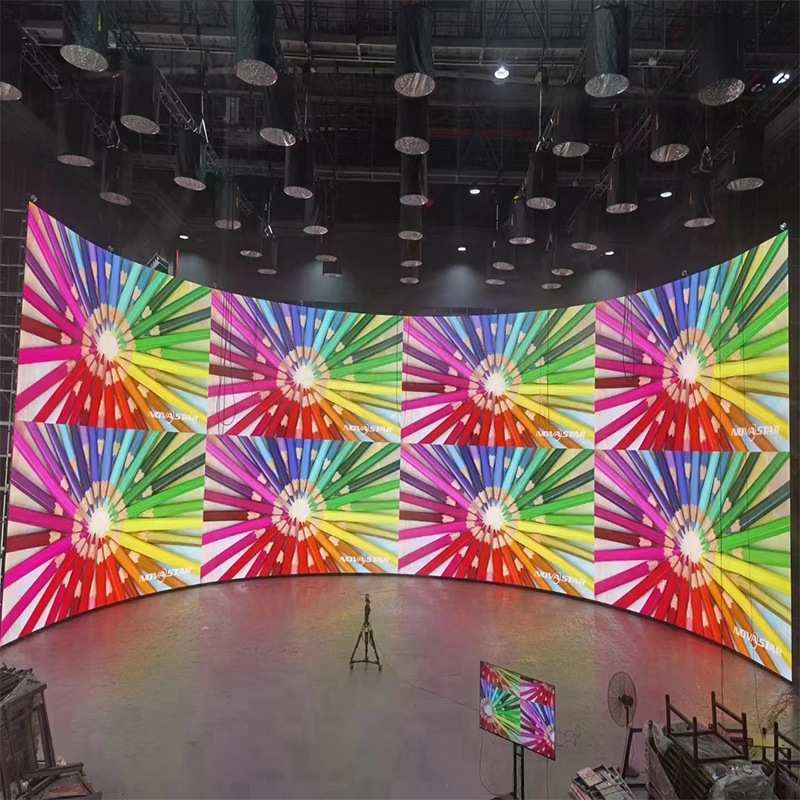 厂家供应全彩0.8 led球屏落地显示屏球形圆柱立体p2p3p4led球体