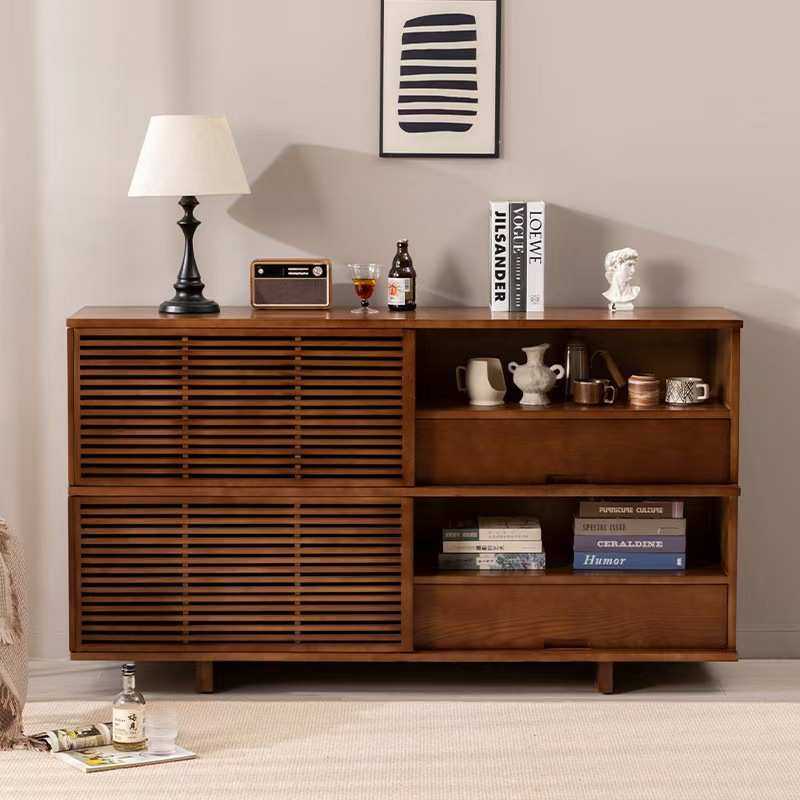 新中式实木餐边柜储物柜复古格栅客厅收纳柜玄关柜书房卧室置物柜,农机/农具/农膜,其它农用工具,淘宝优惠券,粉丝福利购,淘宝优惠卷