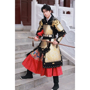 百炼铸甲 修身可穿龙鳞甲甲胄古装男士铠甲盔甲战斗服