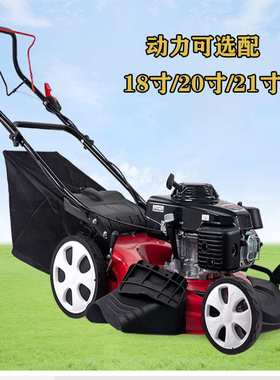 18寸20寸21寸手推汽油款草坪机 草坪公园绿化带修剪剪草机割草机