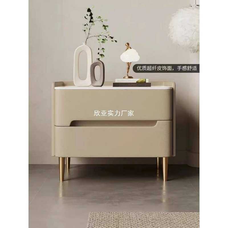 意式轻奢岩板实木床边柜皮质简约现代卧室家用床头柜小型整装,模玩/动漫/周边/娃圈三坑/桌游,模型制作工具/辅料耗材,淘宝优惠券,粉丝福利购,淘宝优惠卷