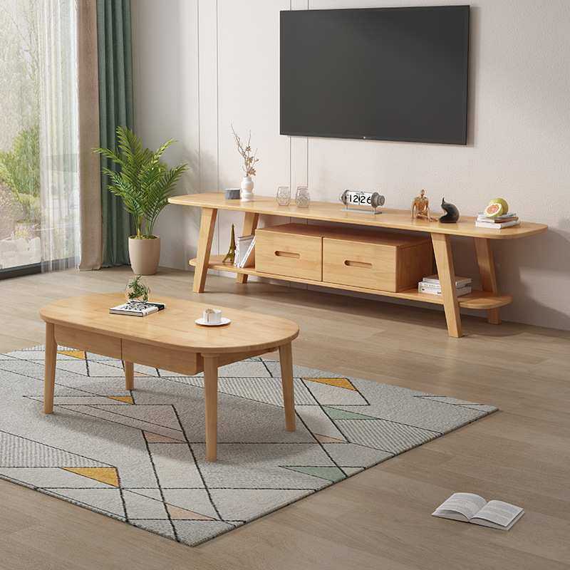 北欧风实木茶几电视柜组合创意阳台茶台置物柜客厅简约小户型地柜,模玩/动漫/周边/娃圈三坑/桌游,模型制作工具/辅料耗材,淘宝优惠券,粉丝福利购,淘宝优惠卷